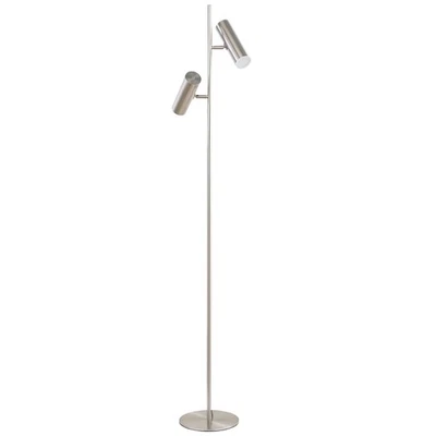 Foco LED Dainolite CST-6112LEDF Constance 2 luces 62" de alto - Cromo Foto 1 de 4