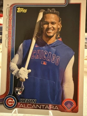 2025 Topps Series 2 - Kevin Alcantara #578 Golden Mirror Image Variation (RC) - Image 1 of 4