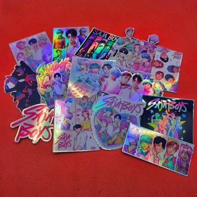 Saja Boys,Demon Hunters Holographic Sticker Set (13pcs) K-Pop Inspired Fan Art