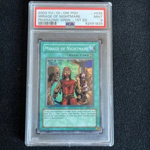 Yugioh Card 1st Ed. Mirage Of Nightmare Super Rare PSA 9 Mint, PGD-036 2003 (1) - Picture 1 of 1