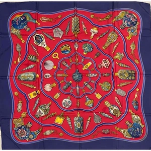 Hermes Scarf silk Carre 88×88㎝ limited vintage Pourvu qu'on ait l'ivresse 10K - Picture 1 of 8
