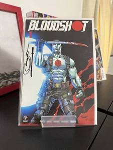 Bloodshot #1 variant signed Sajad Shah  w/COA - Picture 1 of 2