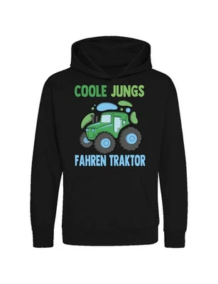 Youth Designz Kinder Hoodie Coole Jungs Fahren Traktor Pullover Print Lustig FUN
