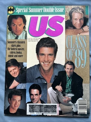 US Weekly July 10 - 24, 1989 Michael Keaton Batman Michael J Fox Class of '89 - Image 1 of 4