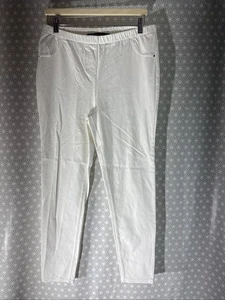 Womens Next Uk 16 White Slim Fit Stretch Denim Jeans Leggings Jeggings Trousers - Picture 1 of 5