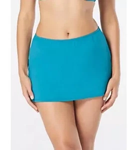 $54 Coco Reef Size XL Skirted Hipster Swimsuit Bottom Resort Cruise Wear Blue - Picture 1 of 8