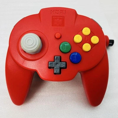HORI Horipad Mini 64 Controller in Red Official Nintendo Used Tested Working - Image 1 of 4