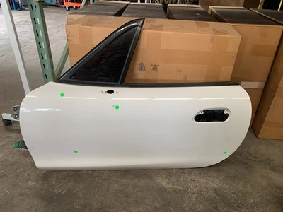 2001-2005 Mazda Miata MX5 Oem White Driver Left Door Shell NB NB2 01-05 *READ* - Image 1 of 4