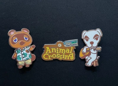 (3) Alfileres de solapa esmaltada coleccionables Animal Crossing New Horizons.  Nintendo.  NUEVO Foto 1 de 4