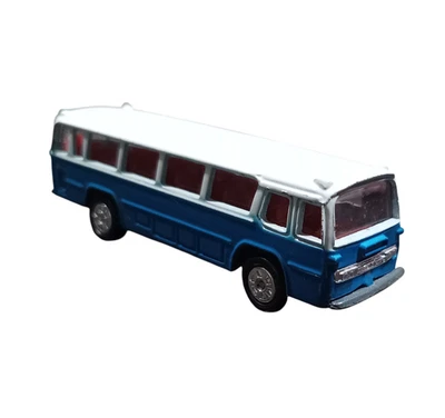 Autobús vintage 1974 Tomy Tomica Japón #41 azul Mitsubishi Fuso diecast 1/156 Foto 1 de 4