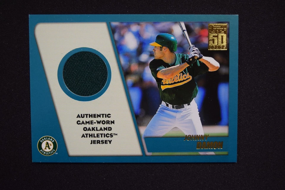 Johnny Damon 2001 Topps Traded & Rookies Relics Game Worn Jersey #TTR-JD - Image 1 of 2