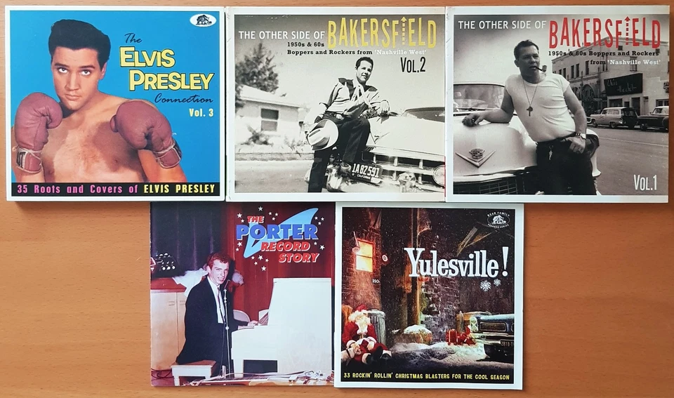 5er CD-Konvolut BEAR FAMILY RECORDS u.a. The Elvis Presley Connection Vol.3 - Bild 1 von 1