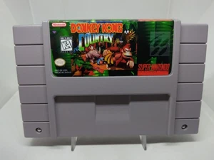 Donkey Kong Country (Super Nintendo SNES) Ricondizionato! Autentico! - Foto 1 di 3