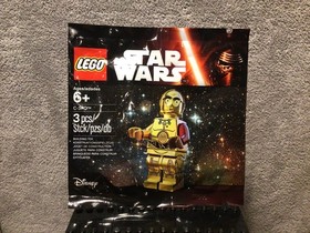 Lego Star Wars #5002948 C-3PO Minifigure, Red Arm, Polybag