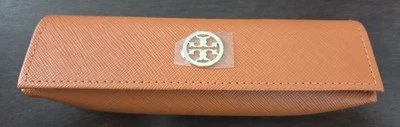 Estuche para gafas TORY BURCH cierre magnético logotipo dorado naranja   Foto 1 de 4