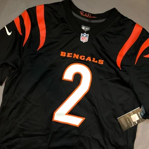 New Nike Cincinnati Bengals Evan McPherson Black Game Jersey Sz L MSRP $130 - Picture 1 of 9