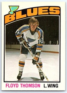 1976-77 O-Pee-Chee Floyd Thomson St. Louis Blues #356