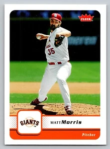 2006 Fleer Matt Morris San Francisco Giants Baseballkarte MLB #92 - Bild 1 von 2