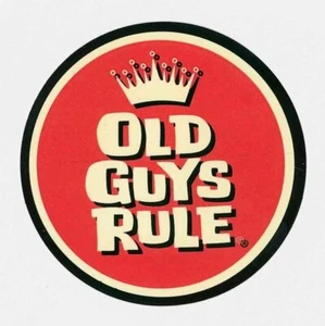 Aufkleber Old Guys Rule Crown Logo Lucky Hot Rod Custom Mooneyes Rockabilly V8 - Zdjęcie 1 z 1