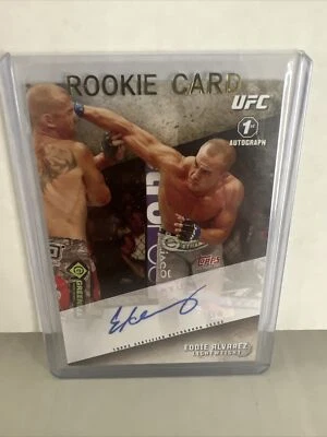 Eddie Alvarez 2015 knockout 1st Auto UFC -90 - Image 1 of 3