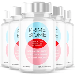 Prime Biome Skin and Gut Gummies Advanced Weight Support 1000MG Formula (5 Pack) - Picture 1 of 3