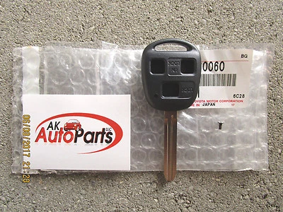 03-07 TOYOTA LAND CRUISER LLAVE SIN CORTAR TRANSMISOR REMOTO CARCASA CARCASA NUEVO Foto 1 de 3