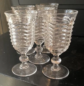 Caribbean Wave 4 3/4" Stems Set Of 5 - Picture 1 of 4
