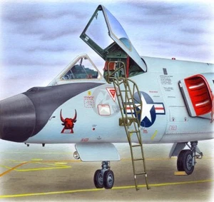 Plus Model 1/48 Ladder for Convair F-106 Delta Dart Aircraft Cold War AL4084 - Picture 1 of 1