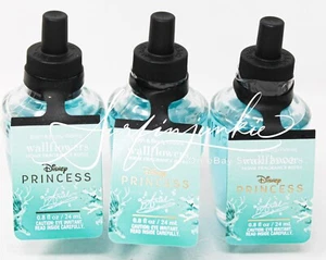 Bath & Body Works Ariel Princess Little Mermaid Wallflower Plug Bulb 3pc Disney - Picture 1 of 1