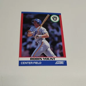 ROBIN YOUNT 1991 Score 100 Superstars #38 Milwaukee Brewers HOF - Picture 1 of 2