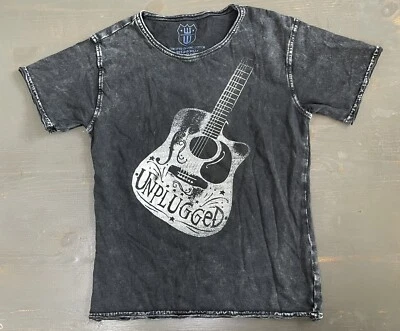 Camisa Wes and Willy Desenchufada para Guitarra Niño Pequeño Talla 4t Grunge Envejecida Foto 1 de 2