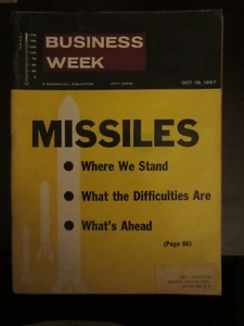 Business Week Magazine October 1957 Missiles Where We Stand Difficulties 65 - Picture 1 of 2