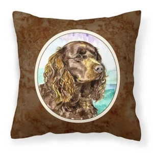 Carolines Treasures 7008PW1414 American Water Spaniel Fabric Decorative Pillow - Picture 1 of 1