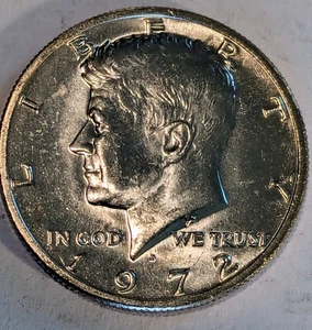 1972-D Kennedy halber Dollar - Bild 1 von 2