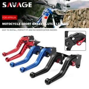 CNC Short Brake Clutch Levers For Aprilia RS 660 Tuono 660 V4 1100 RSV4 1000R/RR - Picture 1 of 17