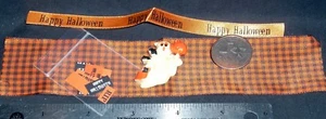 Halloween Vintage Wall Ghost Banner Table Confetti Decor 1:12 Miniature #0403 - Picture 1 of 2