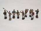 lot vintage Elastolin soldiers Toy figure Germany army WWII 9pcs rare ! No.ЮC65