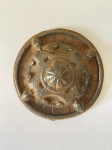 Ancienne Rosace en fonte pour Porte Portail Décoration Maison Jardin Fleurs - Picture 1 of 3