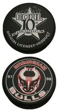 1997-98 BIRMINGHAM BULLS RARE ECHL 10th ANNIVERSARY OFFICIAL HOCKEY PUCK 🇨🇿 