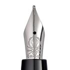 Cross ATX Fountain Pen Replacement Nib, Medium, Stainless Steel & Black Lacquer