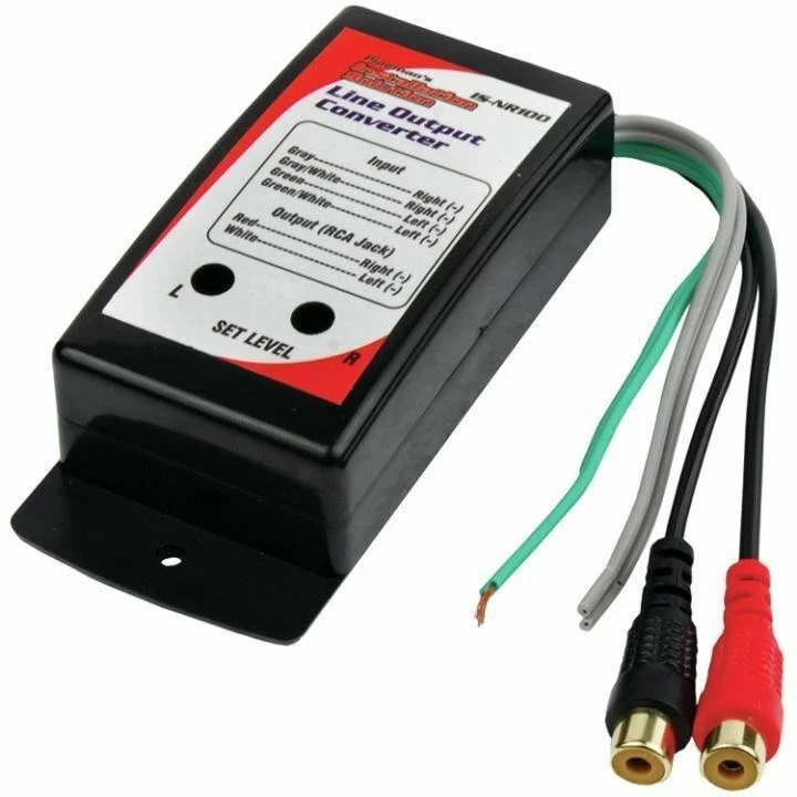 Adaptador de alta impedancia ISNR100 Audiopipe ISNR-100 2 canales Foto 1 de 1