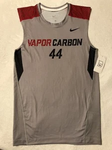 Camiseta deportiva para mujer Nike Dri-fit grande vapor carbono #44 nueva con etiquetas - Imagen 1 de 3