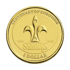 2008 Centenary of Scouting in Australia $1.00 Coin. Uncirculated. - Picture 1 of 1