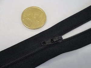 6 metri lampo cerniera 3 nylon a metraggio senza fermi + 6 cursori " NERO " - Foto 1 di 1