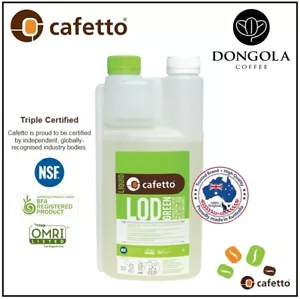 1000ML LIQUID ORGANIC DESCALER Espresso Coffee Machine Cleaner Clean CAFETTO - Picture 1 of 6