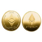 ETH Metal Ethereum Coin Commemorative Coin Crypto Novelty Medal Gold Plated Gift