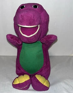 2001 Barney Magical Friends Plüschtier Stofftier singt Lichter BESCHÄDIGT 15 Zoll - Bild 1 von 7