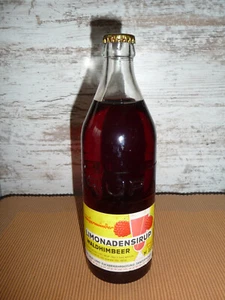 original DDR Tangermünder Waldhimbeer Limonaden Sirup VEB - Bild 1 von 6