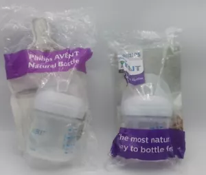 Lot of 2 sealed Philips Avent 4oz Natural Baby Bottle - Picture 1 of 2