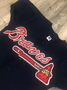 Vintage Russell Athletic Diamond Collection Atlanta Braves MLB Jersey Men's 40 - Picture 1 of 6